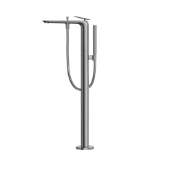 TOTO ZA Single-Handle Free Standing Tub Filler with Handshower, Polished Chrome, Brass, TBP03301U#CP