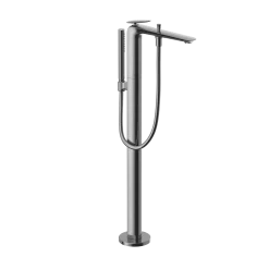 TOTO ZA Single-Handle Free Standing Tub Filler with Handshower, Polished Chrome, Brass, TBP03301U#CP