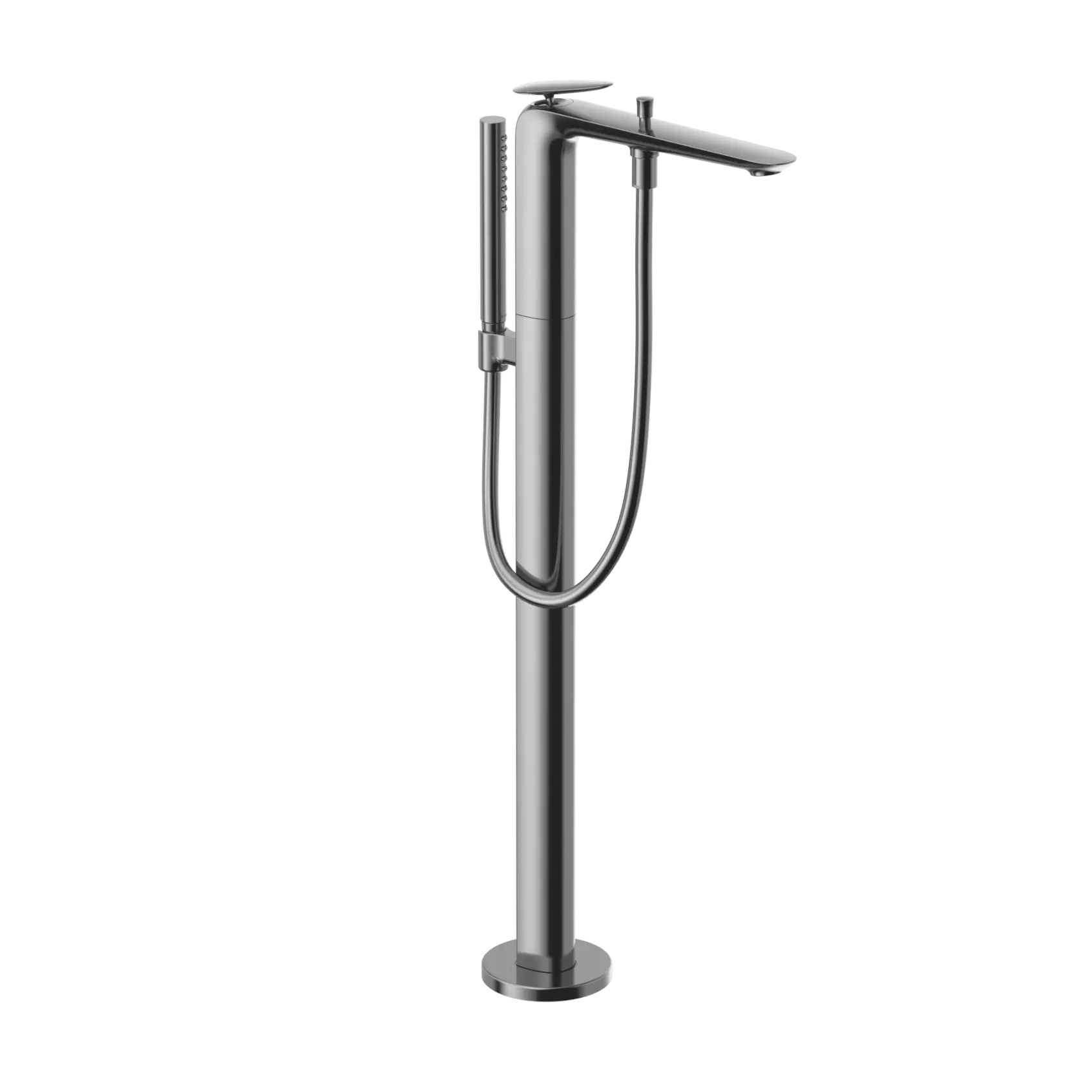 TOTO ZA Single-Handle Free Standing Tub Filler with Handshower, Polished Chrome, Brass, TBP03301U#CP