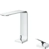TOTO ZL 1.2 GPM Single Handle Semi-Vessel Bathroom Sink Faucet with COMFORT GLIDE Technology, Polished Chrome, Stainless Steel, TLP02304U#CP