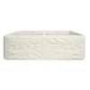 Whitehaus 33" Fireclay Double Bowl Farmhouse Apron Sink, Biscuit, WHFLGO3318